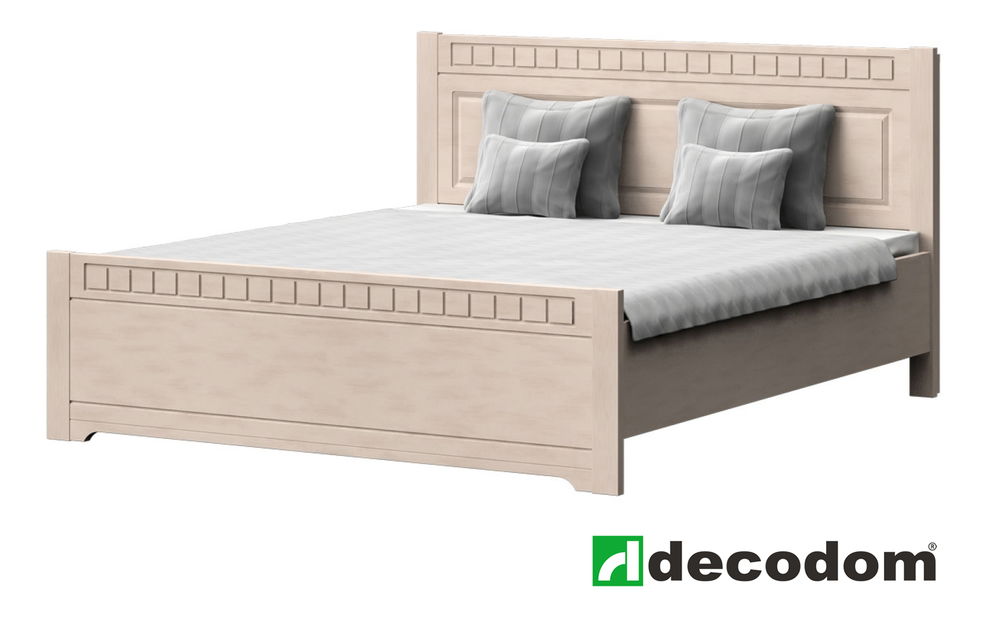Manželská posteľ 180 cm Decodom Lirot Typ P-180 (vanilka patina)