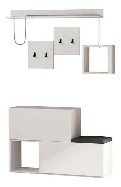 Set za predsoblje Horton (bijela)