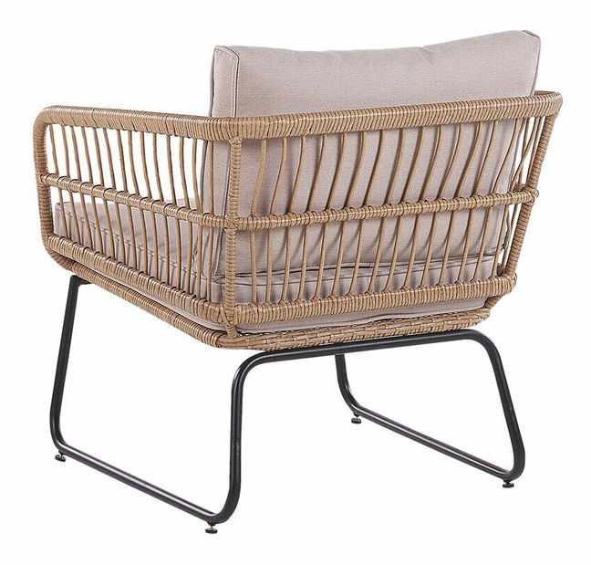 Set pentru grădină ROLVO (bej) (pentru 4 persoane)