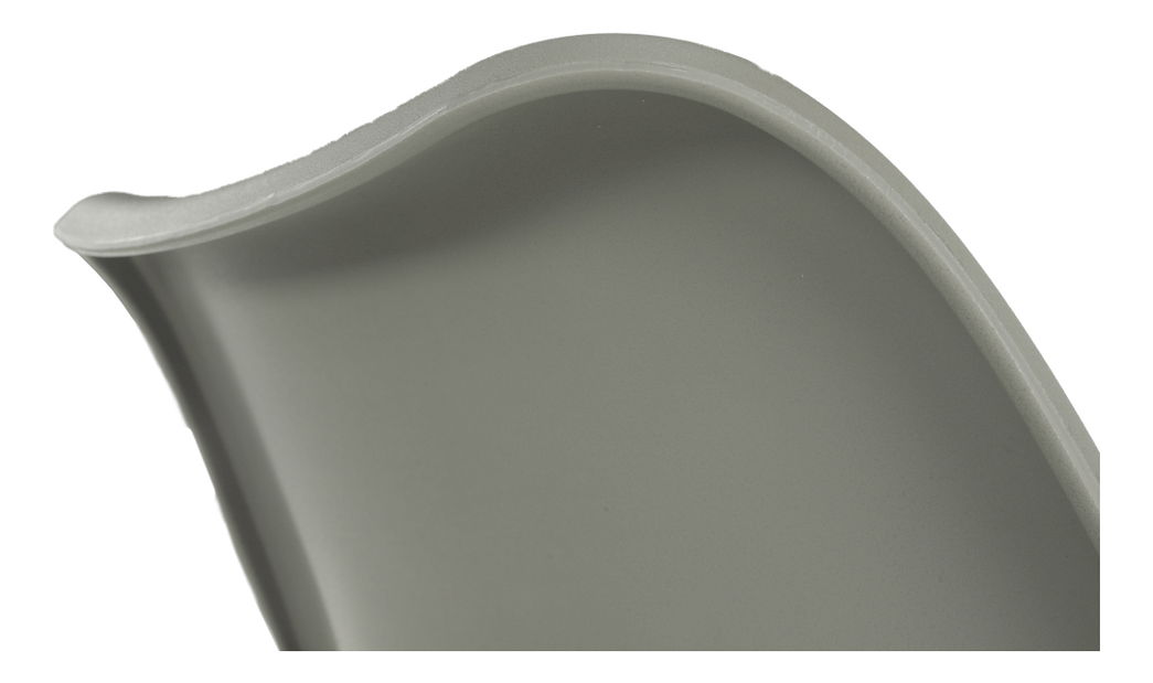 Jedálenská stolička Samim (svetlosivá + buk)