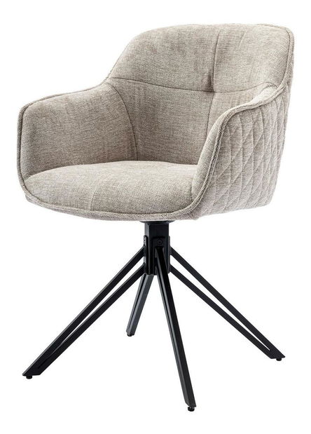 Jedálenská stolička Heretico (krémová)