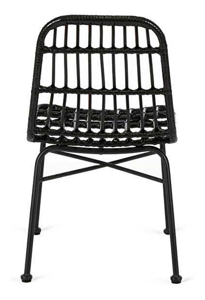 Záhradný set Fabricaria (čierna) (pre 4 osoby)