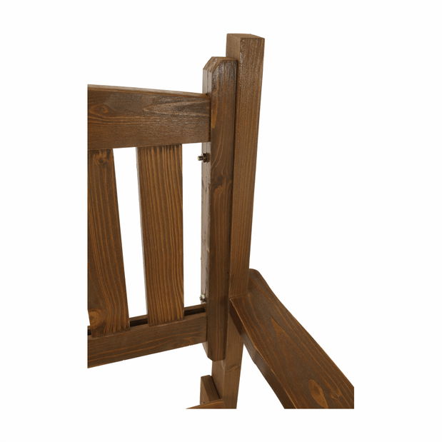 Vrtna klupica 124 cm Dina (smeđa)