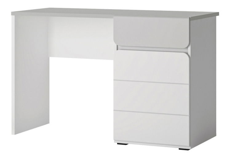 PC stolík Alan (biela + sivá)