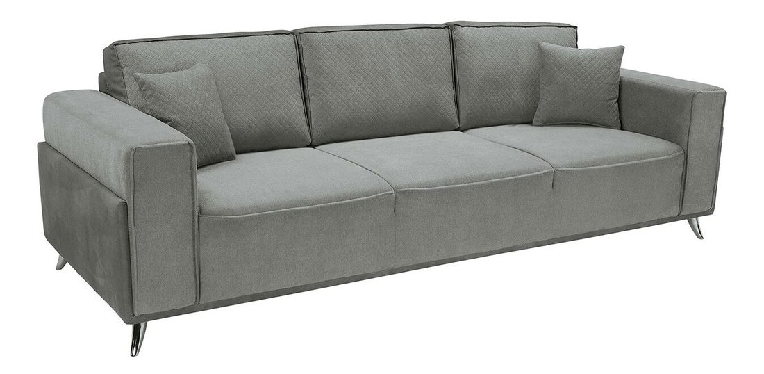 Pohovka trojsedačka BRW Cros 3S (sivá)