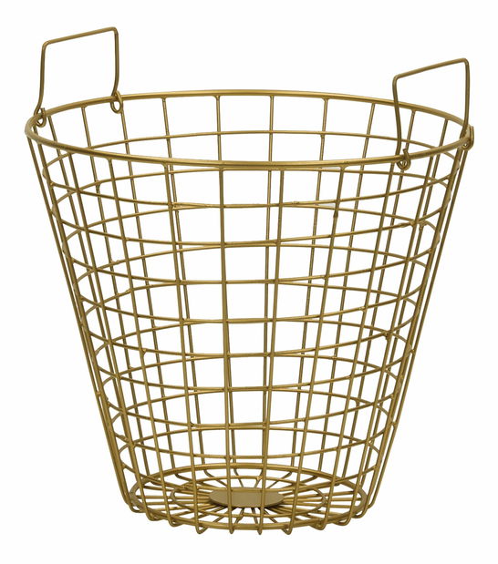 Fém kosár NUTIM (fém) (arany)