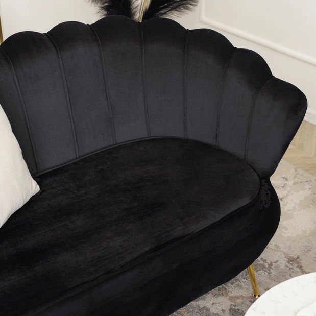 Pohovka Zendy (čierna) 