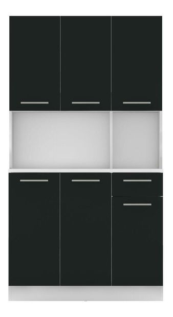 Kuhinjski kutak Palermo NEW (bijela + crna)