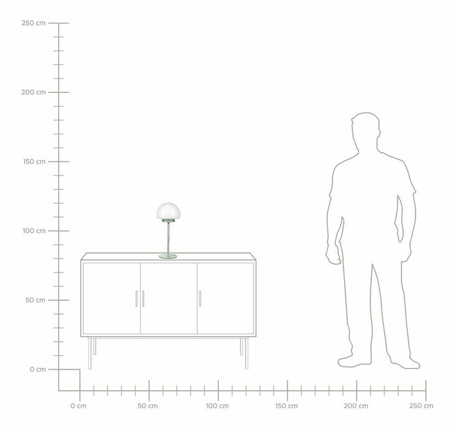 Lampă de masă Morza (verde)