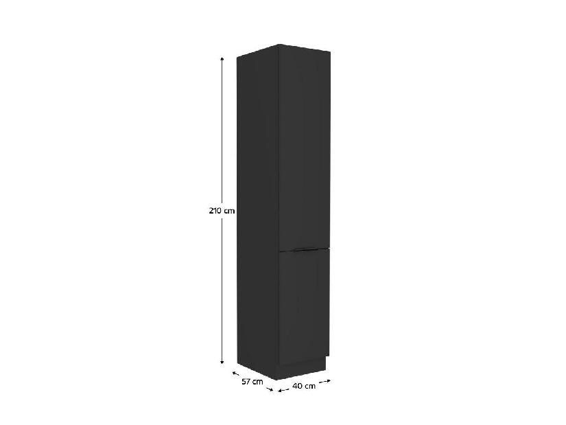 Magas konyhaszekrény Sobera 60 DK 210 2F (fekete) 