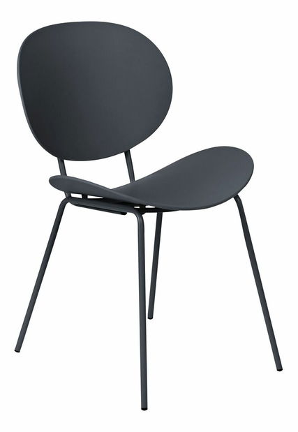 Set 2 ks jedálenských stoličiek Sarrah (čierna) 