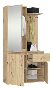 Mobilier hol Enteruno (stejar artisan) (cu oglindă)