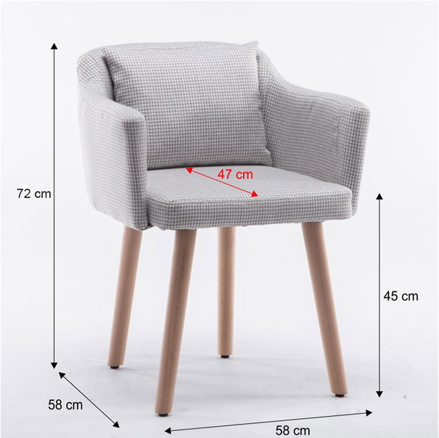 Fotel Denton (bézs)