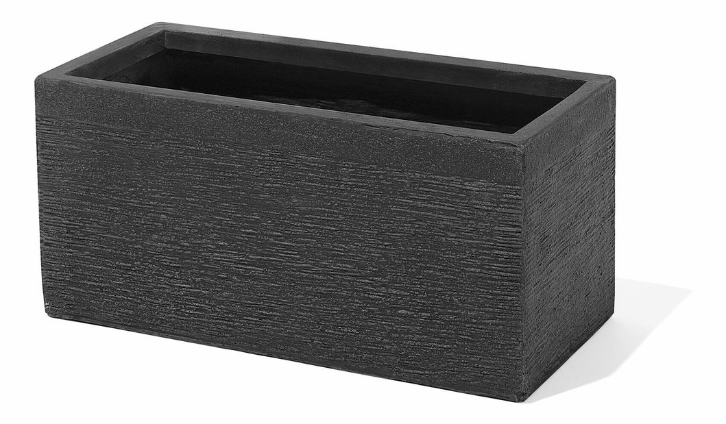 Set 3 buc ghiveci MIMA (ceramică) (negru)