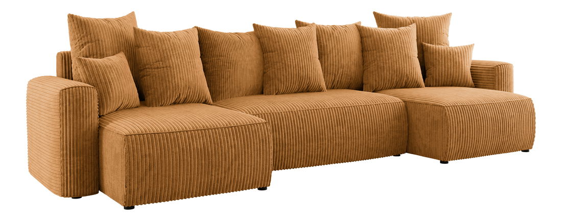 Kutna garnitura Denia U (boja senfa)