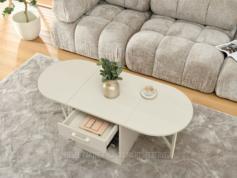 Stolić za kavu Entrana (krem)