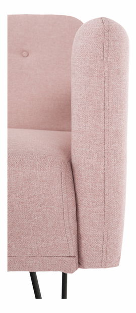 Canapea extensibilă Pulsiana (roz) 