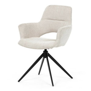 Jedálenská stolička Diamantal (krémová)