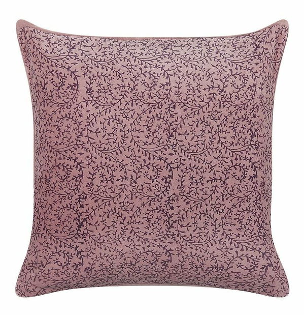 Sada 2 ozdobných vankúšov 45 x 45 cm Roma (ružová)