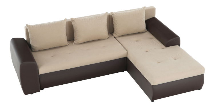 Rohová sedačka Marivel (hnedá) (P)