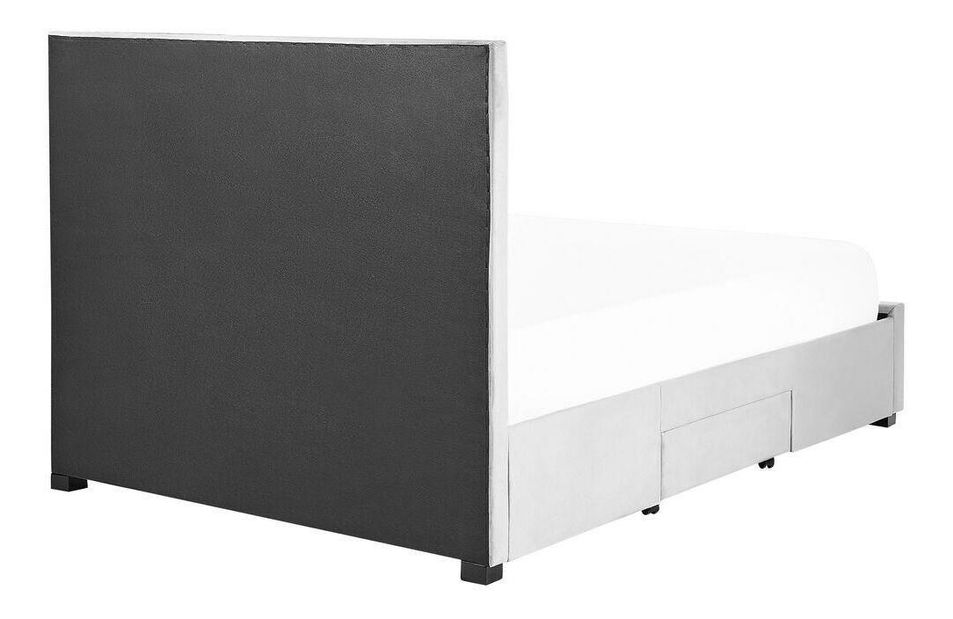 Franciaágy 140 cm Lubbka (fekete)