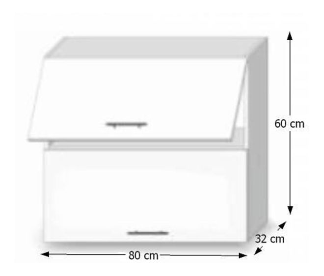 Dulap superior de bucătărie Lilouse G 80 U