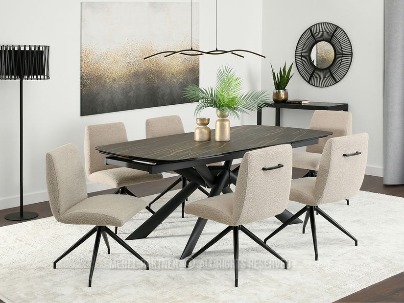 Szék Neil (bézs + fekete)