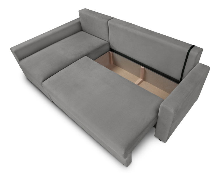 Rohová sedačka BRW Przemek II Lux 3DL.RECMU (sivá) (L)