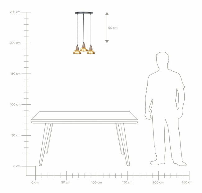 Aplică Colleen (alamă)