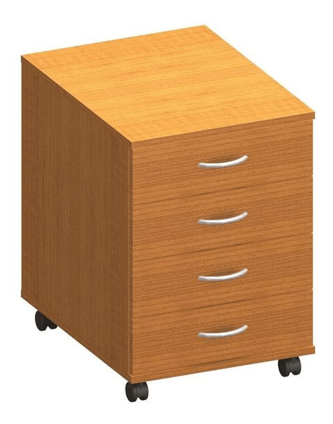 Kerekes szekrény Asista AS 015 cseresznye