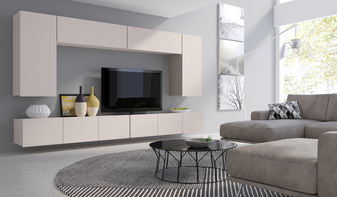 Mobilier living Calabria C13 (cashmere) (fără iluminat)