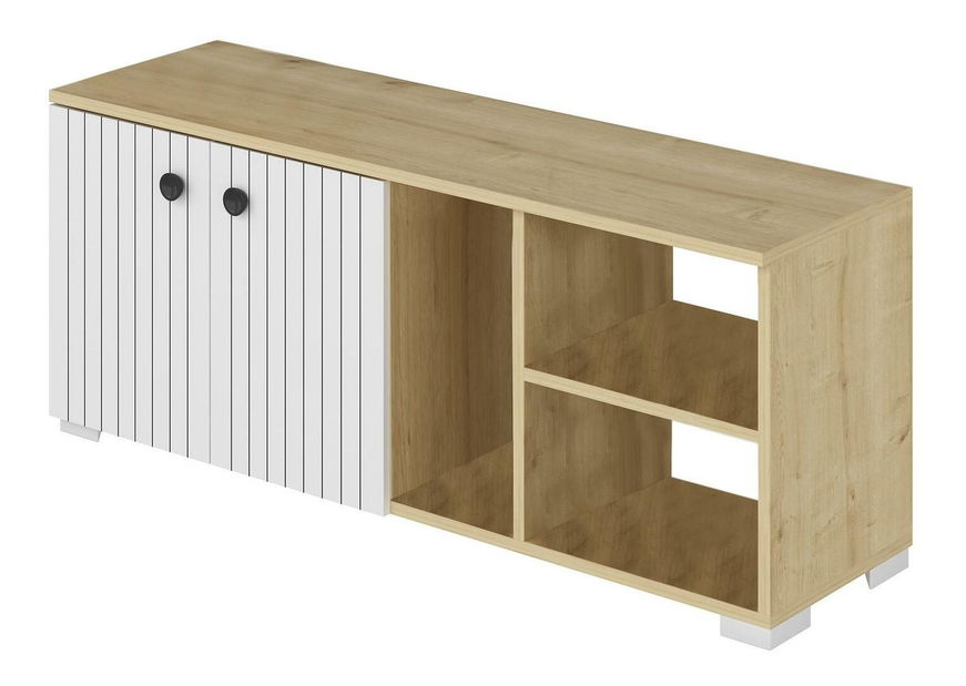 Botník (skrinka na topánky) Vabite 2 (biela + dub zafírový)