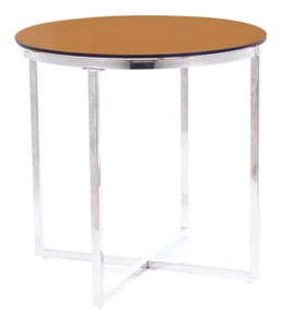 Stolić za kavu Celena (jantar + krom)