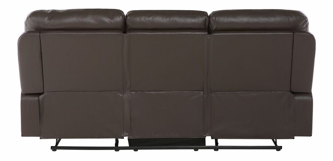 Pohovka trojsedačka Barnet 2 (syntetická koža) (hnedá)