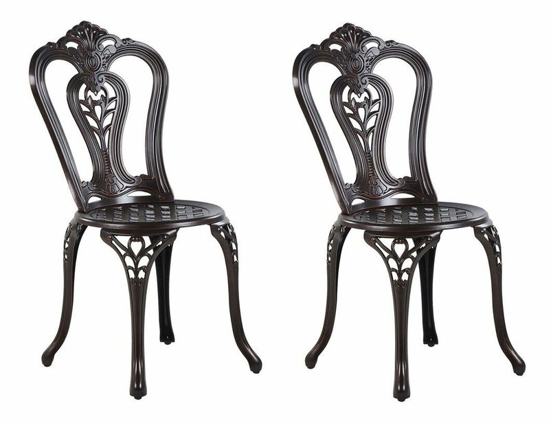 Set 2 ks. záhradných stoličiek BOMELLE (hnedá)