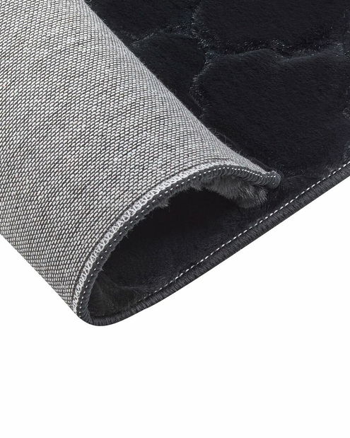 Tepih od umjetnog krzna 160 x 230 cm Gharry (crna)