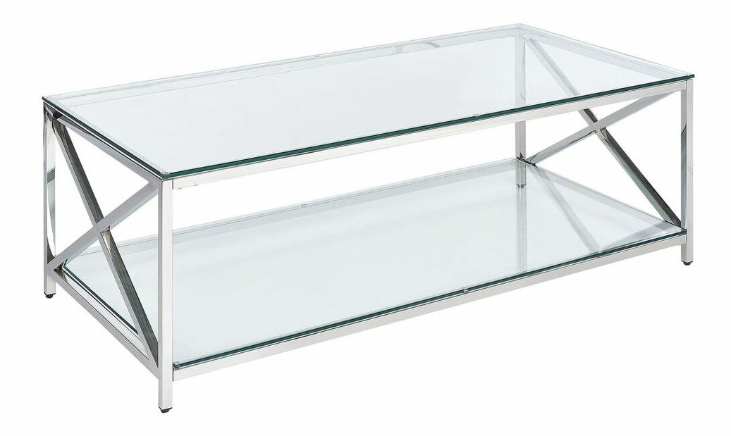 Măsuță de cafea Alberine (argintiu)