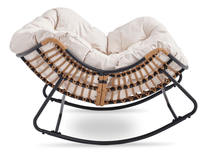 Hojdacie kreslo Eltony (béžová) 