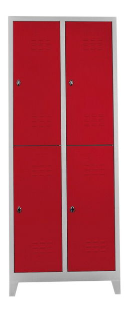 Uzamykateľná skriňa Jessia 17 (červená)