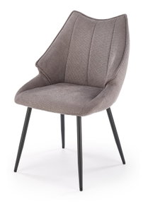 Scaun de sufragerie Pikoliento (gri)