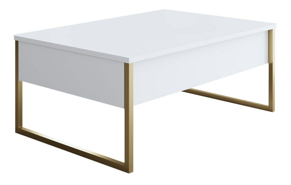 Set za dnevni boravak Luna 1 (bijela + zlatna)