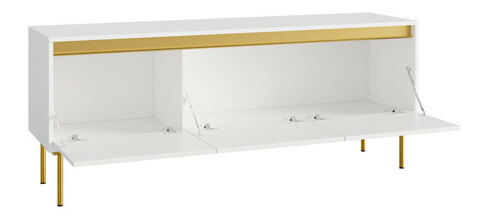 Dulap TV Gelean 3D (Negru + auriu) 