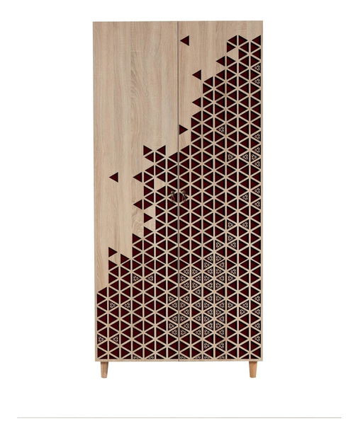 Dulap de haine Sirius 122 (Stejar sonoma)