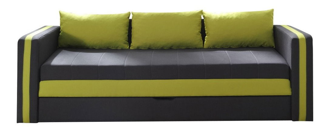 Canapea Vivienne (albastru închis + negru)