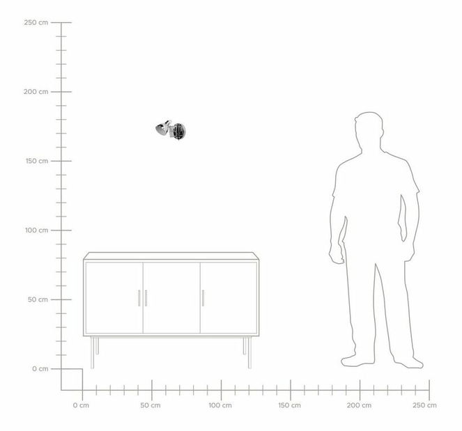 Lampă cu pandantiv Hidalgo (argint)