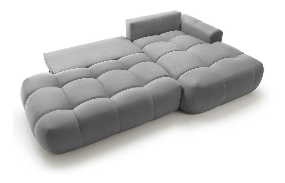 Sarokkanapé Ombre (J) (szürke + fekete) 