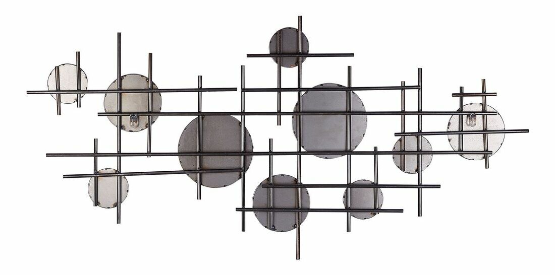 Fali tükör Iboza (fekete)