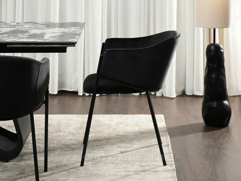 Scaun sufragerie Conquisto (negru)