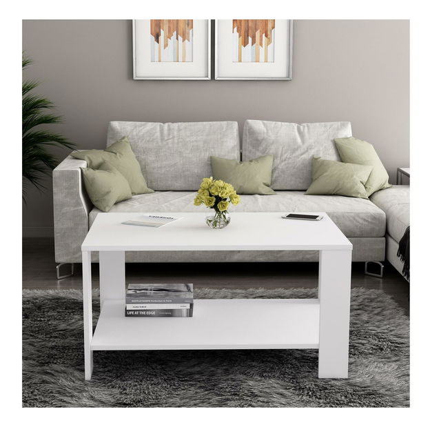 Măsuță de cafea Midilasso (alb)