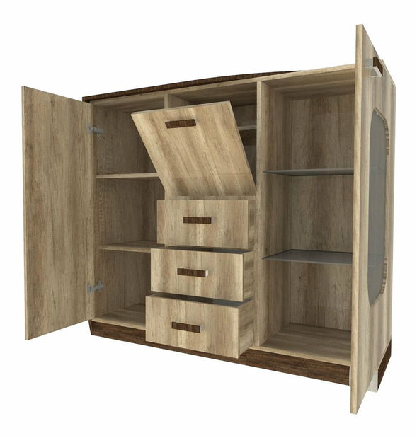 Komoda Koredo K7 P (dub canyon + arusha) *výpredaj